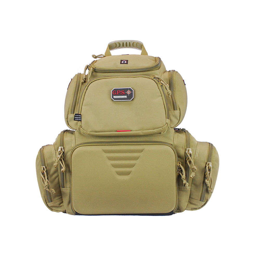 Soft Gun Cases G Outdoors Inc. 4.50" HANDGUNNER BACKPACK TAN